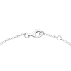 Thumbnail Image 2 of Infinity Bracelet White Lab-Created Sapphire Sterling Silver 7.5"