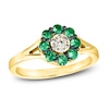 Thumbnail Image 0 of Le Vian Diamond & Emerald Ring 1/20 ct tw Diamonds 14K Honey Gold