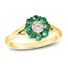 Thumbnail Image 1 of Le Vian Diamond & Emerald Ring 1/20 ct tw Diamonds 14K Honey Gold