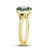 Thumbnail Image 4 of Le Vian Diamond & Emerald Ring 1/20 ct tw Diamonds 14K Honey Gold