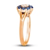 Thumbnail Image 3 of Le Vian Diamond & Sapphire Ring 1/20 ct tw Diamonds 14K Strawberry Gold