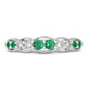 Thumbnail Image 1 of Le Vian Emerald & Diamond Stacking Ring 1/6 ct tw Diamonds 14K Vanilla Gold