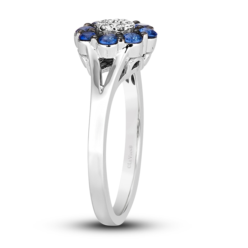 Le Vian Diamond & Sapphire Ring 1/20 ct tw Diamonds 14K Vanilla Gold