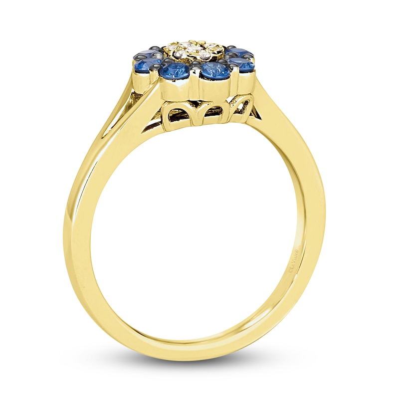 Le Vian Diamond & Sapphire Ring 1/20 ct tw Diamonds 14K Honey Gold