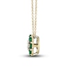Thumbnail Image 2 of Le Vian Diamond & Emerald Necklace 1/15 ct tw Diamonds 14K Honey Gold