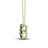 Thumbnail Image 1 of Le Vian Diamond & Emerald Necklace 1/15 ct tw Diamonds 14K Honey Gold