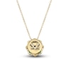 Thumbnail Image 3 of Le Vian Diamond & Emerald Necklace 1/15 ct tw Diamonds 14K Honey Gold