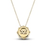 Thumbnail Image 2 of Le Vian Diamond & Sapphire Necklace 1/15 ct tw Diamonds 14K Honey Gold