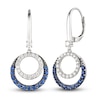Thumbnail Image 0 of Le Vian Diamond & Sapphire Dangle Earrings 3/8 ct tw Diamonds 14K Vanilla Gold