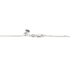 Thumbnail Image 4 of White Lab-Created Sapphire Necklace Sterling Silver 16&quot;