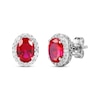 Thumbnail Image 4 of Lab-Created Ruby & White Lab-Created Sapphire Boxed Set Sterling Silver - Size 7