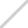 Thumbnail Image 2 of White Lab-Created Sapphire Line Bracelet Sterling Silver 7.25&quot;