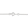 Thumbnail Image 3 of White Lab-Created Sapphire Bar Necklace Sterling Silver 18&quot;