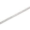 Thumbnail Image 2 of White Lab-Created Sapphire Line Bracelet Sterling Silver 7.25&quot;