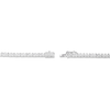 Thumbnail Image 3 of White Lab-Created Sapphire Line Bracelet Sterling Silver 7.25&quot;