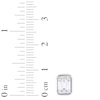 Thumbnail Image 2 of White Lab-Created Sapphire Earrings Sterling Silver