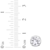 Thumbnail Image 2 of White Lab-Created Sapphire Stud Earrings Sterling Silver