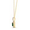 Thumbnail Image 1 of Le Vian Emerald Necklace 1/5 ct tw Diamonds 14K Honey Gold 18"