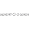 Thumbnail Image 4 of Lab-Created Emerald Link Chain Bracelet Sterling Silver 7.5&quot;