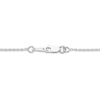 Thumbnail Image 3 of Blue & White Lab-Created Sapphire Necklace Sterling Silver 18&quot;