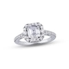 Thumbnail Image 1 of White Lab-Created Sapphire Ring Sterling Silver