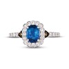 Thumbnail Image 4 of Le Vian Creme Brulee Blue Sapphire Ring 1/2 ct tw Diamonds 14K Vanilla Gold