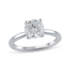 Thumbnail Image 1 of Lab-Grown Diamonds Solitaire Ring 1-1/4 ct tw Round-cut 14K White Gold (F/SI2)