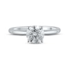 Thumbnail Image 3 of Lab-Grown Diamonds Solitaire Ring 1-1/4 ct tw Round-cut 14K White Gold (F/SI2)