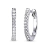 Thumbnail Image 3 of White Lab-Created Sapphire Earrings Gift Set Sterling Silver
