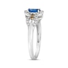Thumbnail Image 2 of Le Vian Oval-Cut Sapphire Ring 1/5 ct tw Diamonds 14K Vanilla Gold