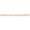 Thumbnail Image 2 of Figaro Chain Necklace 3.9mm Hollow 10K Yellow Gold 22&quot;