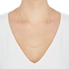 Thumbnail Image 3 of Figaro Chain Necklace 3.9mm Hollow 10K Yellow Gold 22&quot;