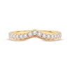 Thumbnail Image 3 of Diamond Chevron Anniversary Band 3/8 ct tw 14K Yellow Gold