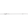 Thumbnail Image 4 of Pear-Shaped White Lab-Created Sapphire Drop Necklace Sterling Silver 18&quot;