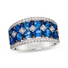 Thumbnail Image 1 of Le Vian Sapphire Ring 1/3 ct tw Diamonds Platinum