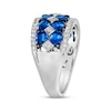 Thumbnail Image 1 of Le Vian Sapphire Ring 1/3 ct tw Diamonds Platinum