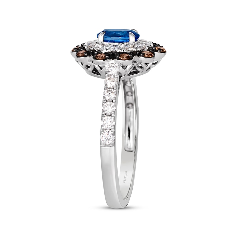Main Image 2 of Le Vian Sapphire Ring 5/8 ct tw Diamonds Platinum