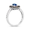 Thumbnail Image 3 of Le Vian Sapphire Ring 5/8 ct tw Diamonds Platinum