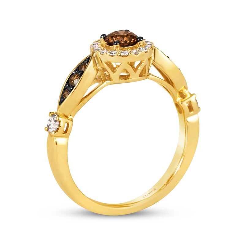 Main Image 3 of Le Vian Venetian Mosaic Diamond Ring 3/8 ct tw 14K Honey Gold