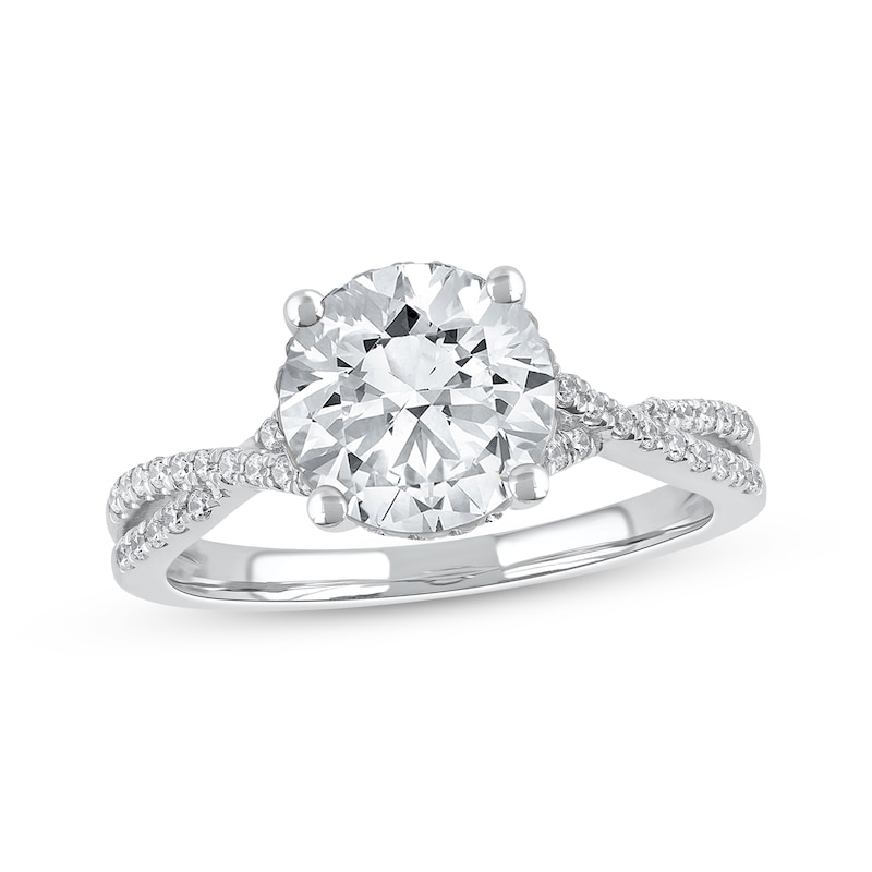 Lab-Created Diamonds by KAY Round-Cut Engagement Ring 2-1/4 ct tw 14K White Gold