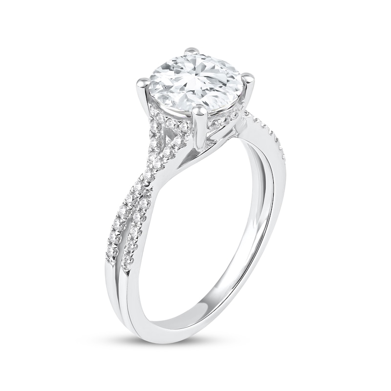 Lab-Created Diamonds by KAY Round-Cut Engagement Ring 2-1/4 ct tw 14K White Gold