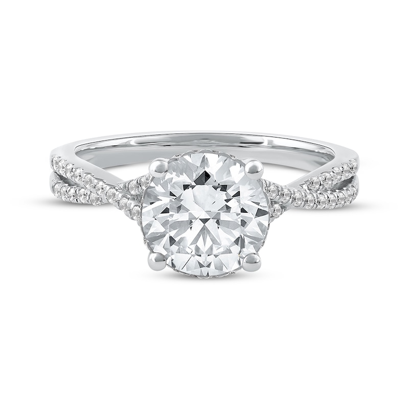 Lab-Created Diamonds by KAY Round-Cut Engagement Ring 2-1/4 ct tw 14K White Gold