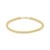 Thumbnail Image 2 of Semi-Solid Miami Cuban Curb Chain Necklace & Bracelet Set 10K Yellow Gold
