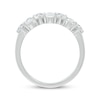 Thumbnail Image 3 of Pear-Shaped White Lab-Created Sapphire Ring Sterling Silver