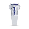 Thumbnail Image 2 of Cushion-Cut Blue Lab-Created Sapphire & White Lab-Created Sapphire Ring Sterling Silver