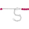 Thumbnail Image 3 of Lab-Created Ruby Necklace Sterling Silver 17&quot;