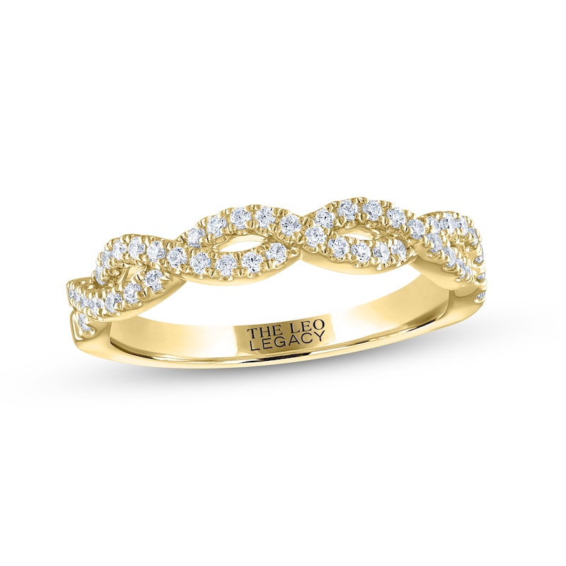 Main Image 1 of THE LEO Legacy Lab-Grown Diamond Wedding Band 1/3 ct tw 14K Yellow Gold