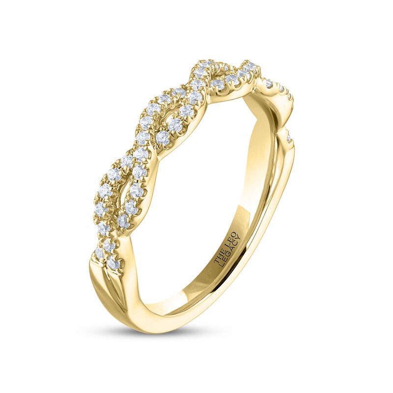 Main Image 2 of THE LEO Legacy Lab-Grown Diamond Wedding Band 1/3 ct tw 14K Yellow Gold