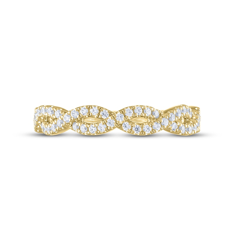 Main Image 3 of THE LEO Legacy Lab-Grown Diamond Wedding Band 1/3 ct tw 14K Yellow Gold