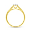 Thumbnail Image 3 of Diamond Circle Center Promise Ring 1/10 ct tw 10K Yellow Gold